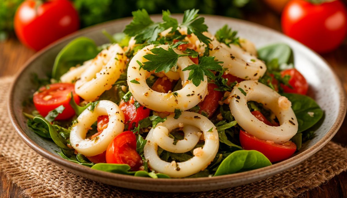 Горячий салат из кальмаров: идеальный рецепт для особого случая