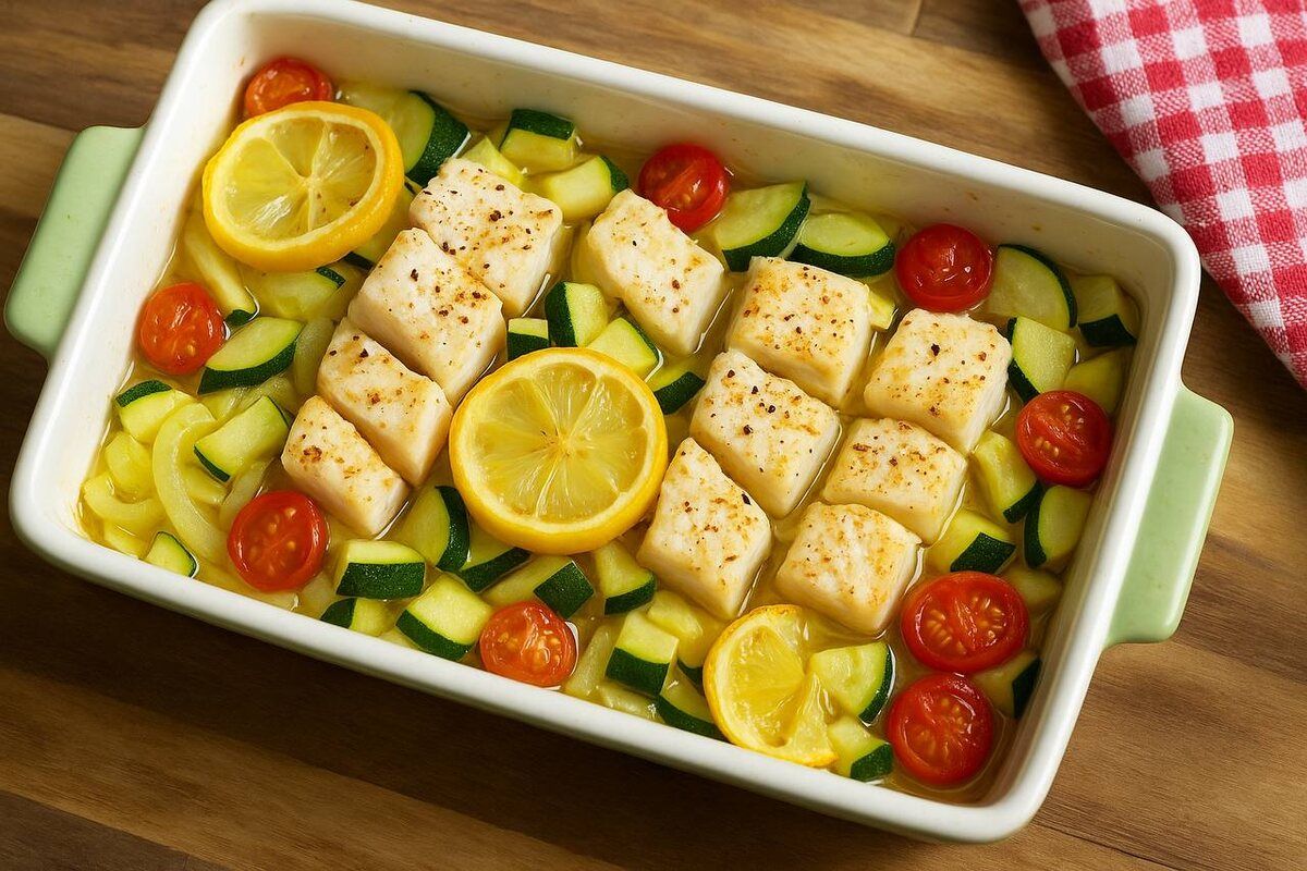 Треска с овощами: полезное угощение для всей семьи