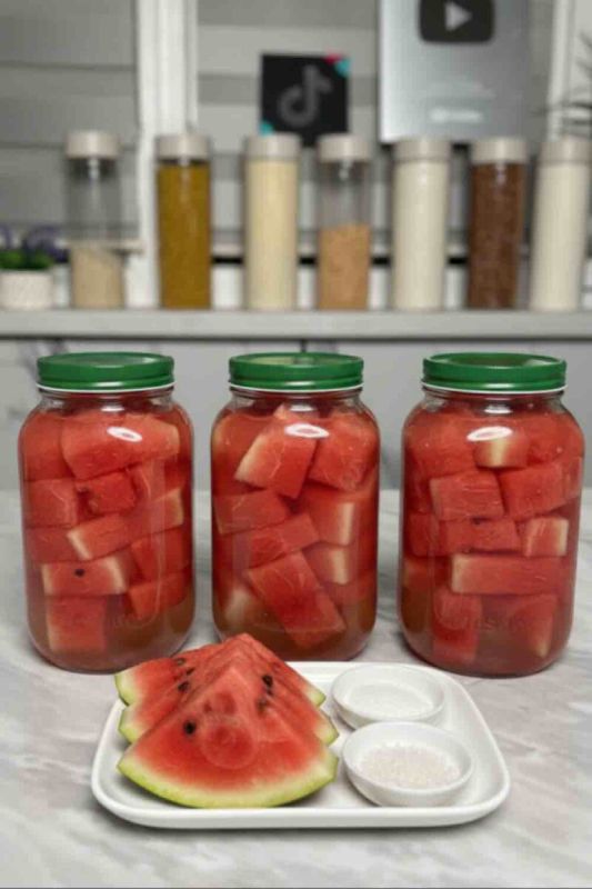 Маринованные арбузы: освежающий вкус лета в каждой банке