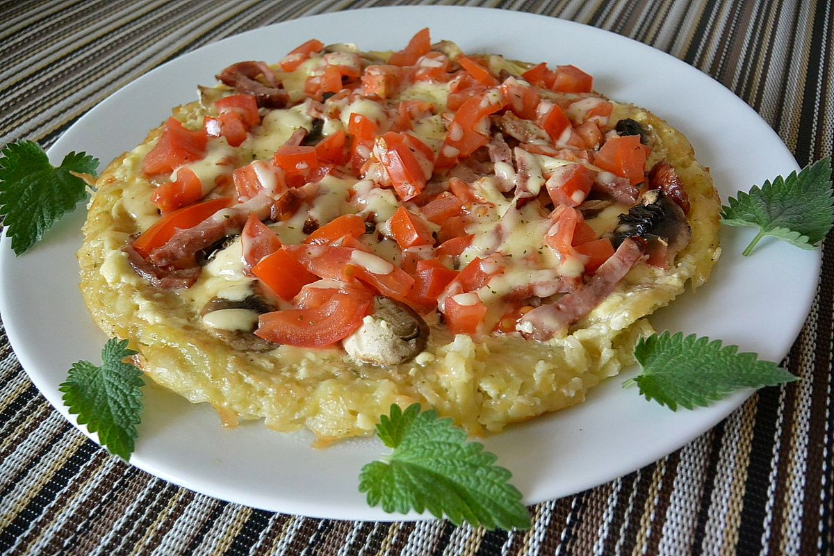 Картофельная пицца на сковороде: простой и быстрый рецепт для всей семьи