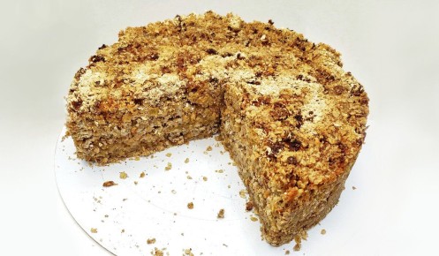 Веганский яблочный пирог без теста: здоровый и вкусный