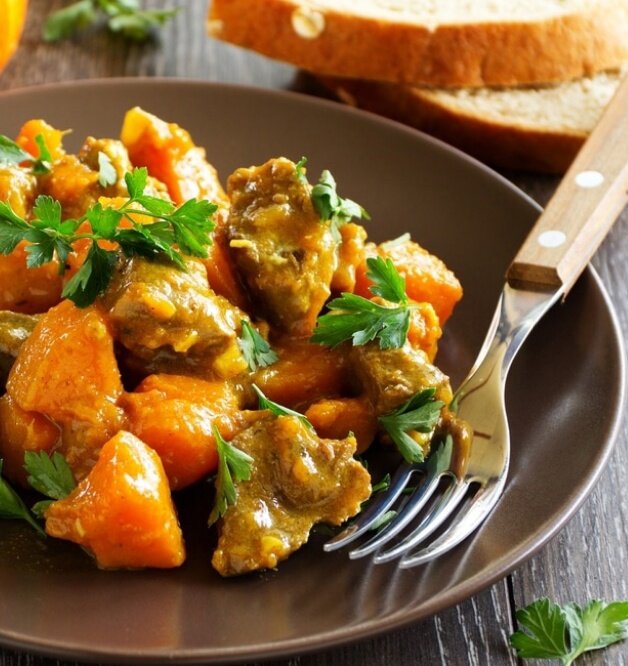 Тушёная свинина с тыквой: уютное осеннее блюдо для всей семьи