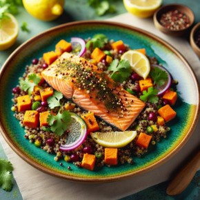 Ленивый лосось с киноа: Вкусное путешествие в перуанскую кухню
