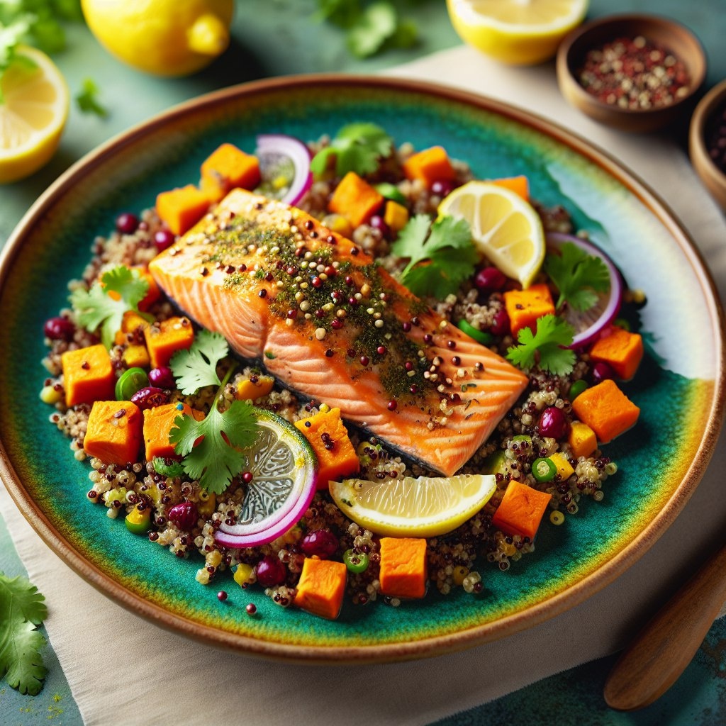 Ленивый лосось с киноа: Вкусное путешествие в перуанскую кухню