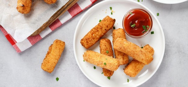 Картофельные палочки с брокколи