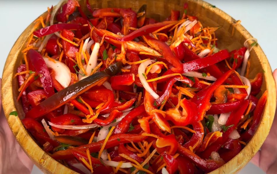 Вдохновение корейской кухни: болгарский перец на зиму