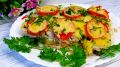 Нежное куриное филе с картошкой в запеченной заливке
