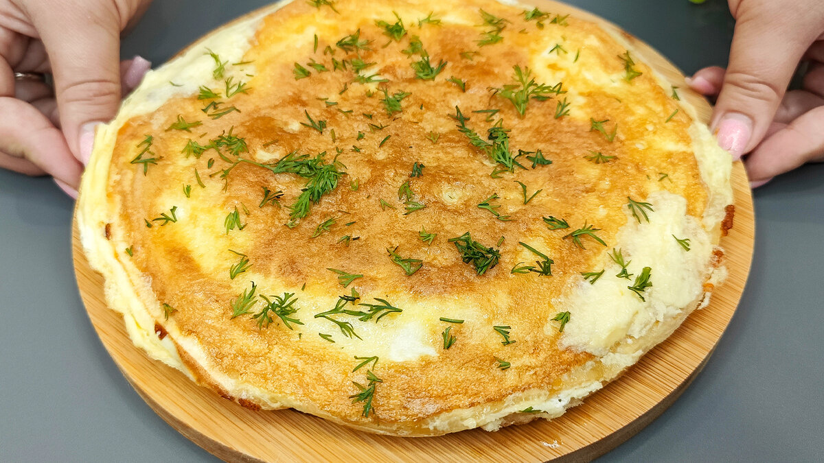 Вкусный и быстрый завтрак: пицца на сковороде за 15 минут