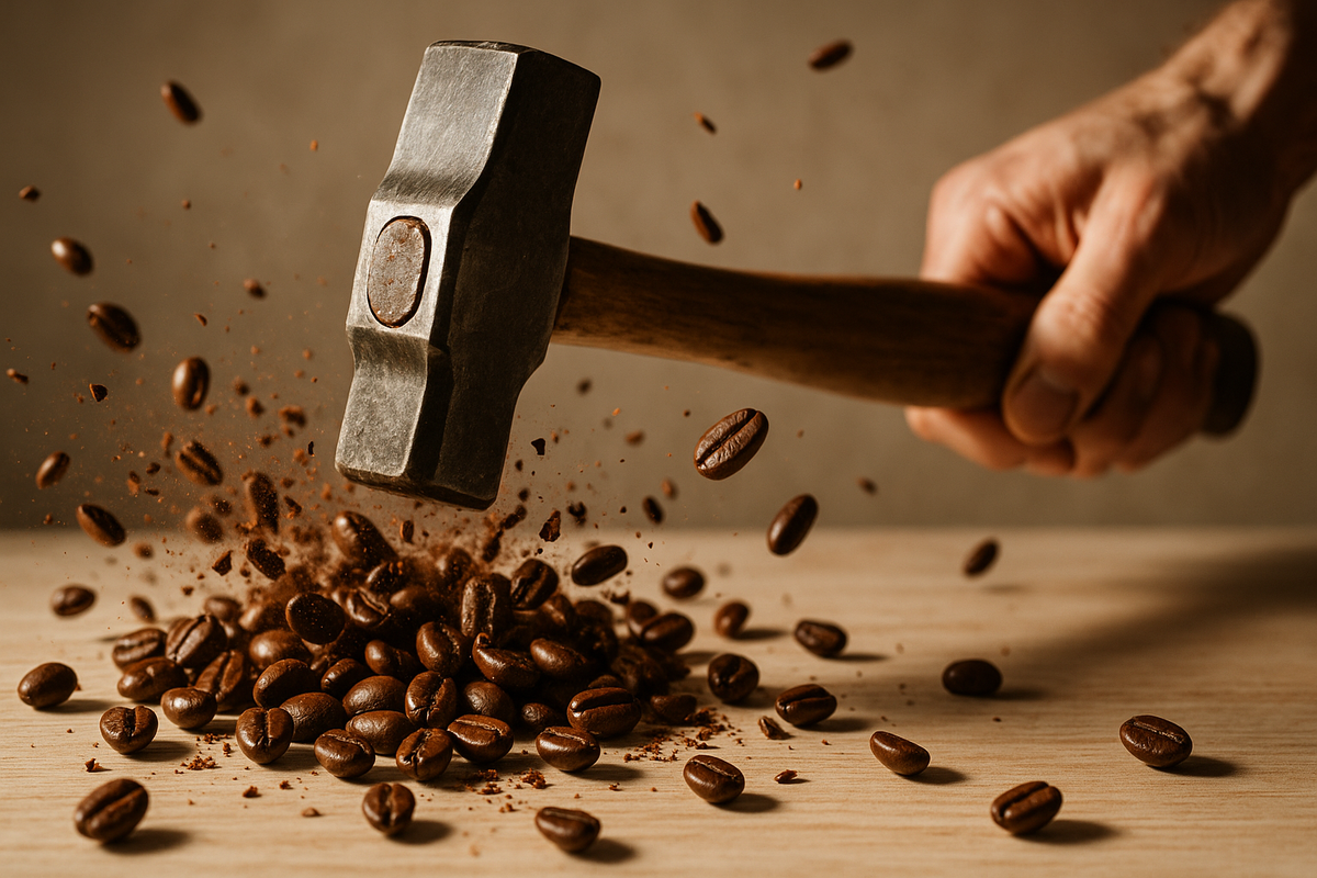 Неожиданные способы помола кофе без кофемолки: что работает, а что нет