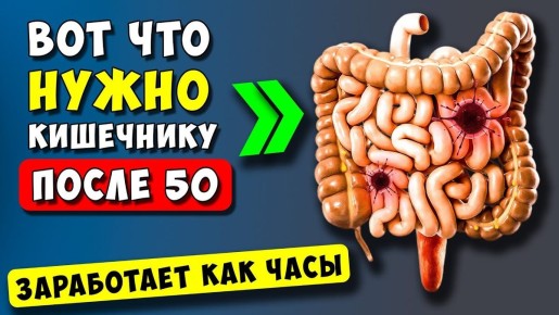 Как поддержать кишечник в форме после 55 лет