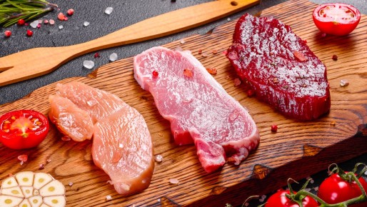 Какой уровень белка присутствует в различных видах мяса?