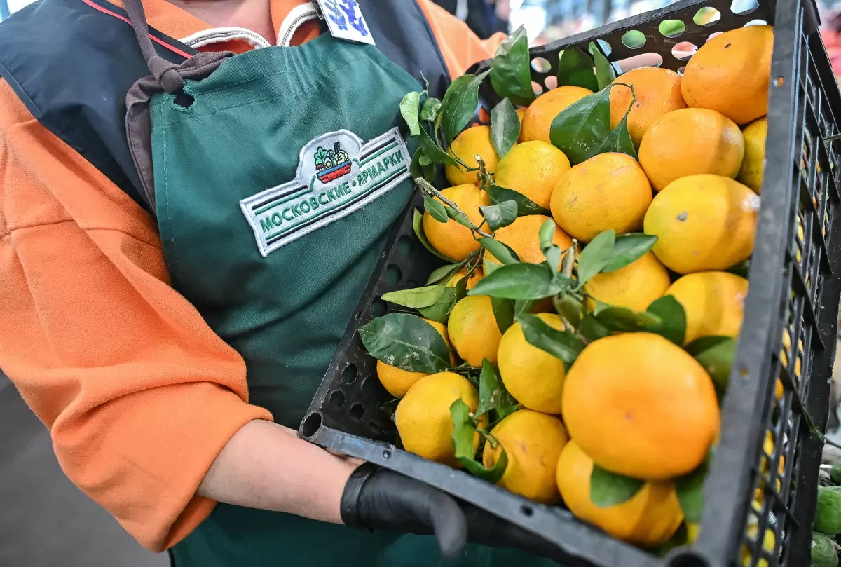 В московских ярмарках стартовал сезон мандаринов