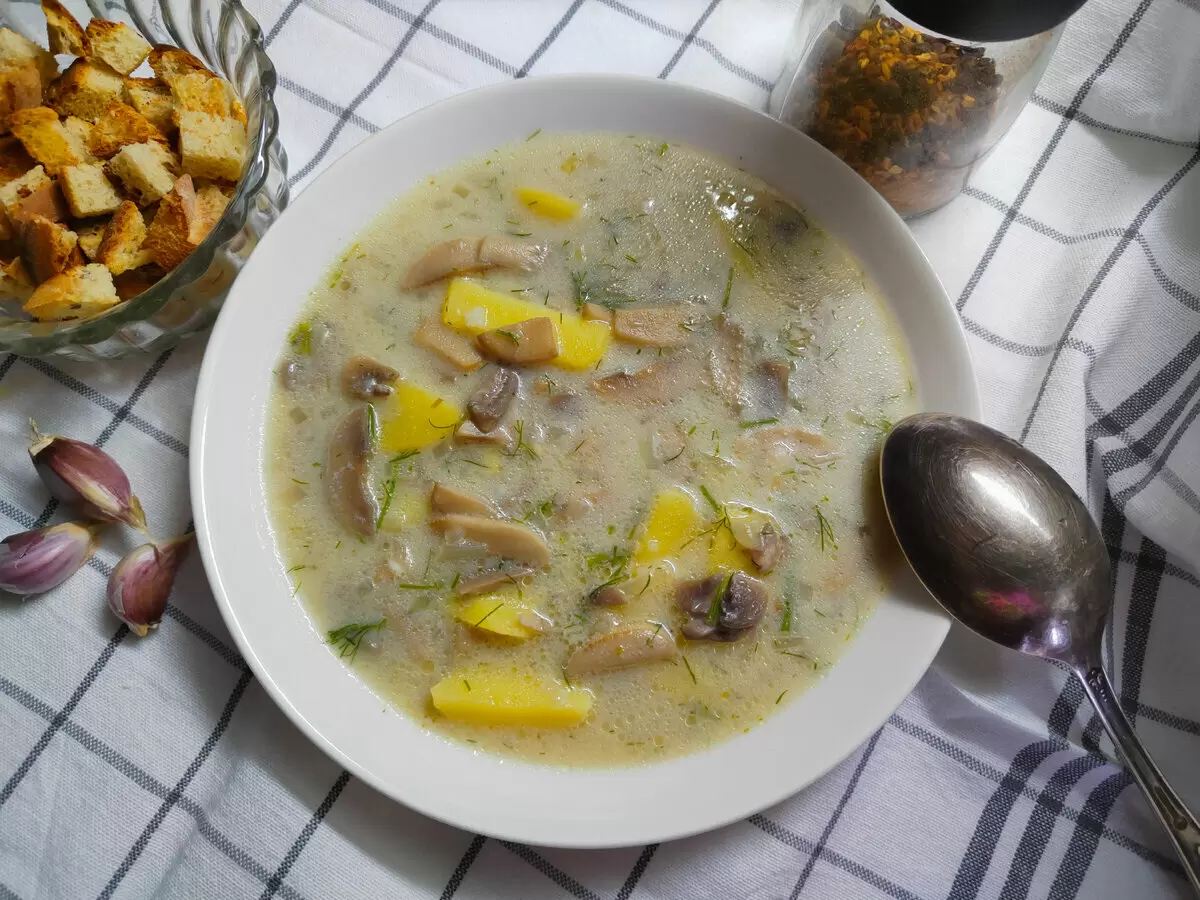 Сливочный грибной суп: кулинарный шедевр