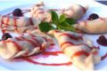 Постные вареники с вишней