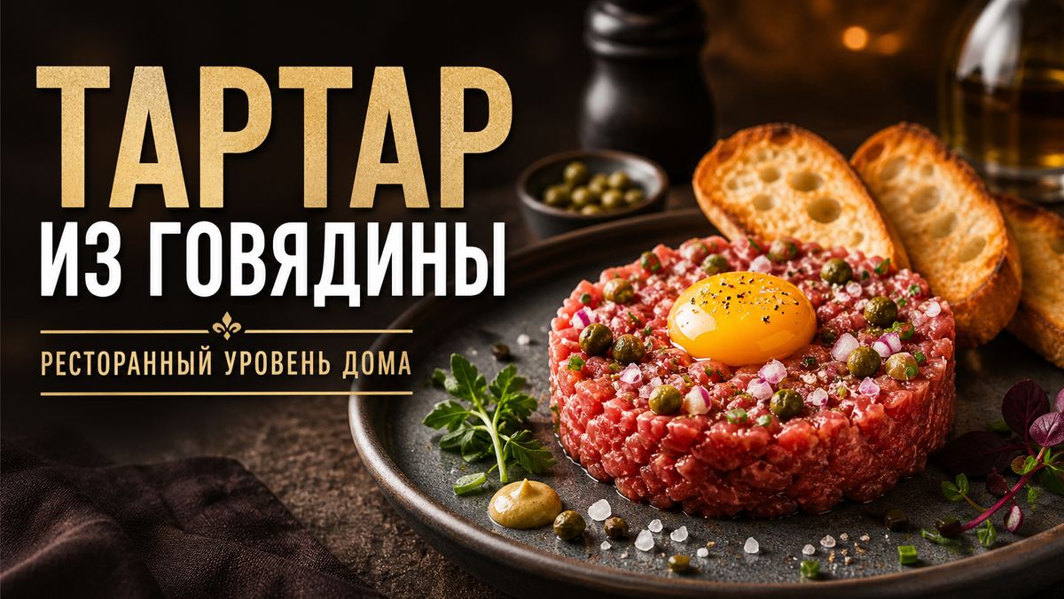 Тартар из говядины: как подать идеальное блюдо на стол без страха