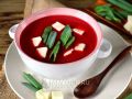 Гармония вкуса: свекольный суп-пюре с брынзой, который покорит сердце