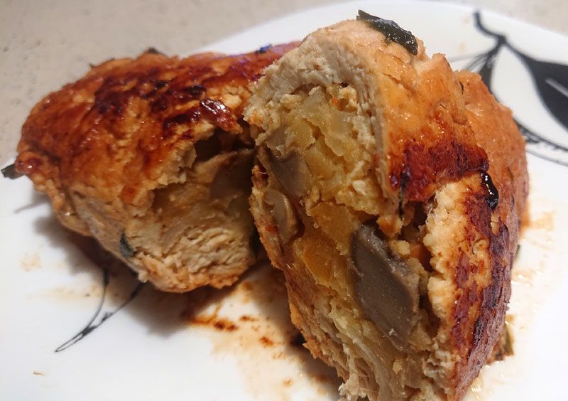 Кулинарное вдохновение: куриный рулет с репой и овощами
